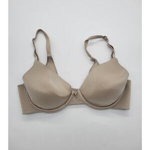Vanity Fair Underwire T-Shirt Bra Size 34C Beauty Back Beige Full Coverage